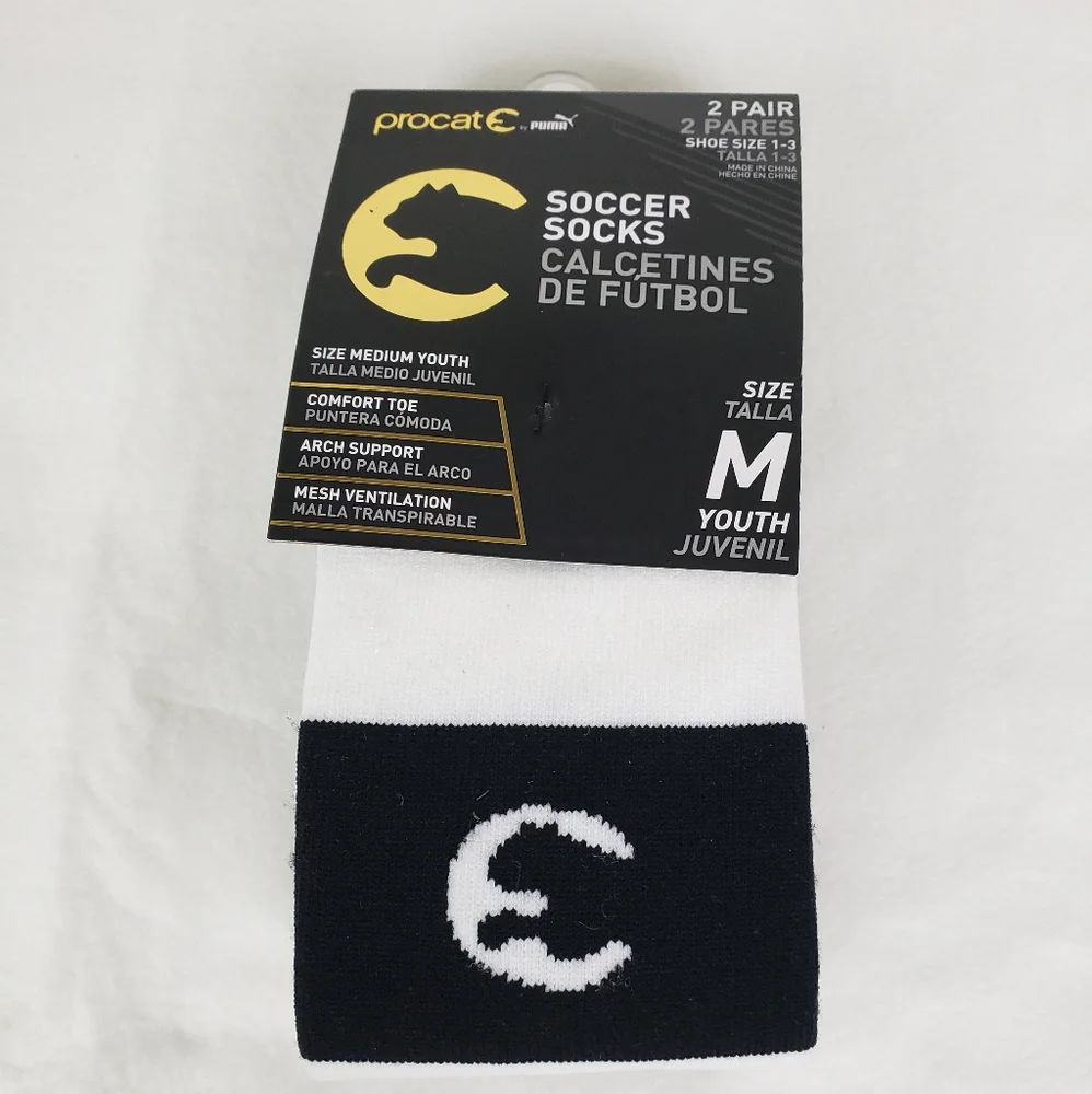 Puma Procat Performance Soccer Socks 2 Pairs!